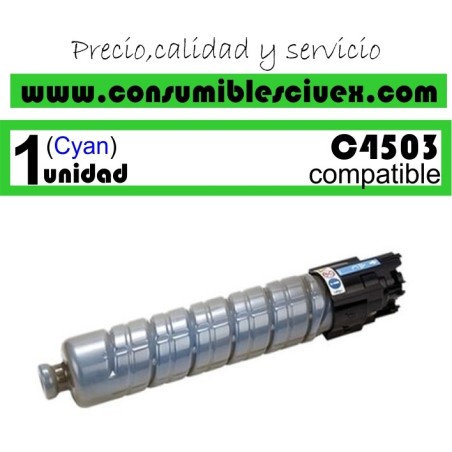 Ricoh Aficio Mp C Mp C Mp C Cyan Cartucho De Toner Generico