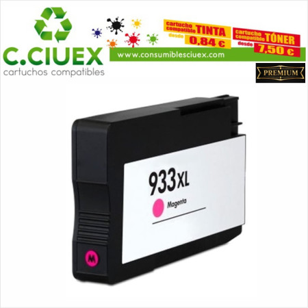 TINTA COMPATIBLE HP 933XL MAGENTA (CN055AE)