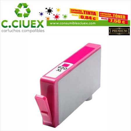 Tinta Compatible HP 920XL Magenta