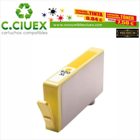 Tinta Compatible HP 920XL Amarillo