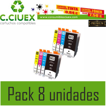 HP 903XL/907XL NEGRO CARTUCHO DE TINTA GENERICO