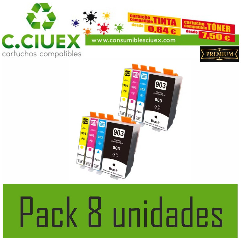 HP 903XL/907XL NEGRO CARTUCHO DE TINTA GENERICO