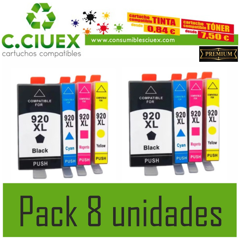 Tinta Compatible HP 920XL Negro