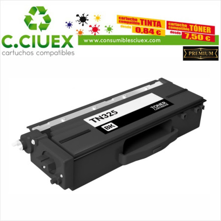 TONER COMPATIBLE BROTHER TN325 NEGRO