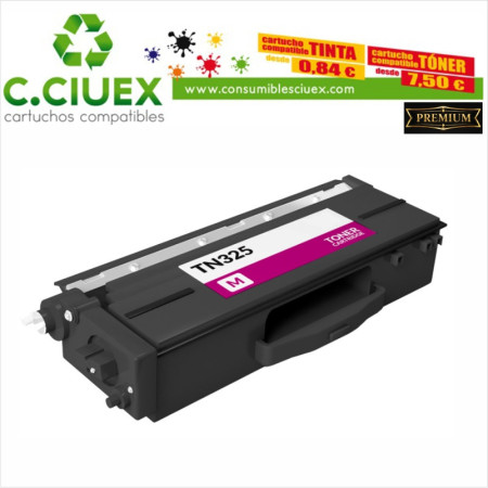TONER COMPATIBLE BROTHER TN325 MAGENTA