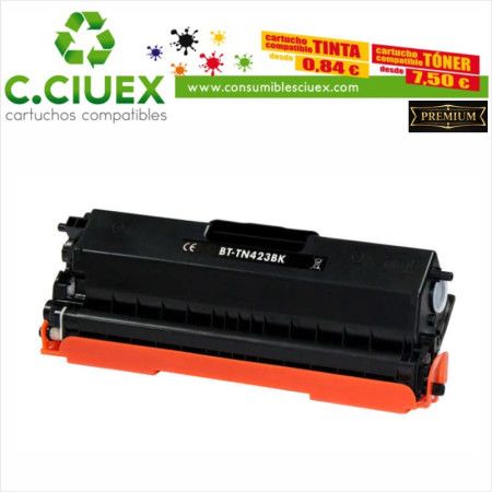 TONER COMPATIBLE BROTHER TN421/23/26 NEGRO