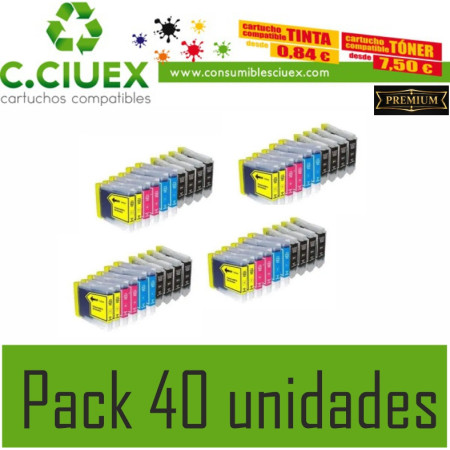 BROTHER COMPATIBLE LC970/1000 PACK 40