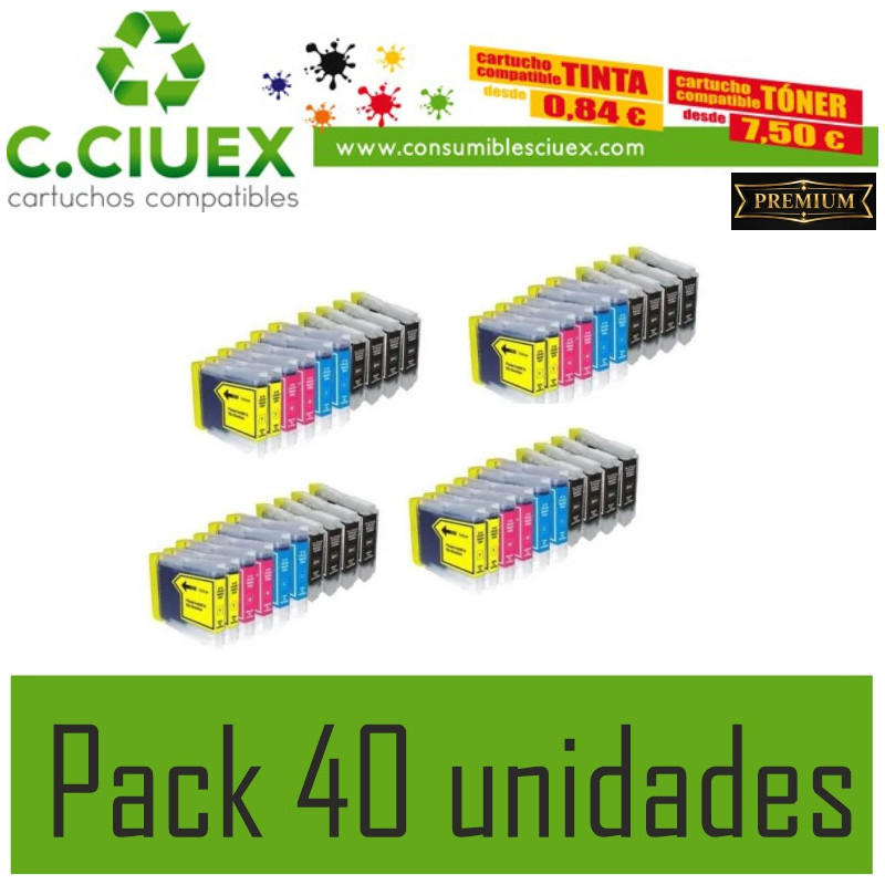 BROTHER COMPATIBLE LC970/1000 PACK 40