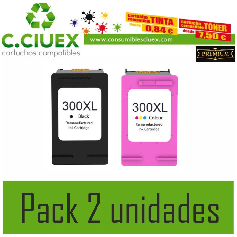 TINTA COMPATIBLE HP 300XL NEGRO