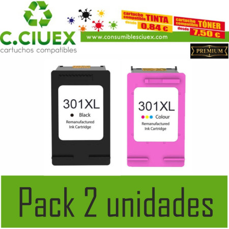 TINTA COMPATIBLE HP 301XL NEGRO