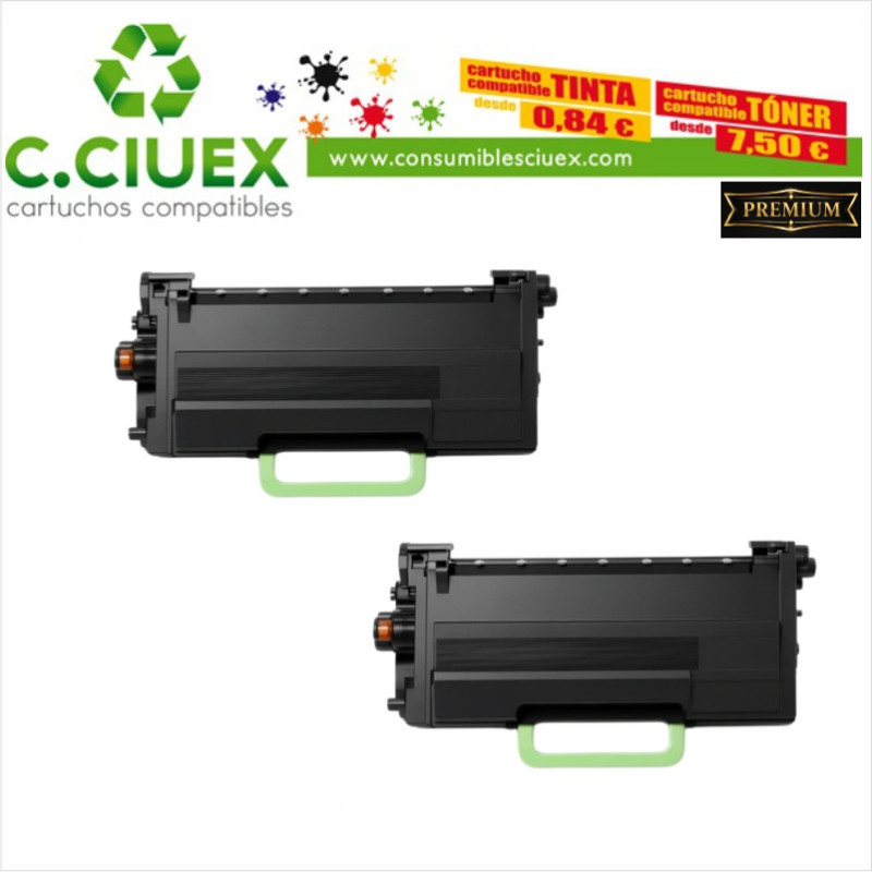 BROTHER COMPATIBLE TN3600XXL PACK 2