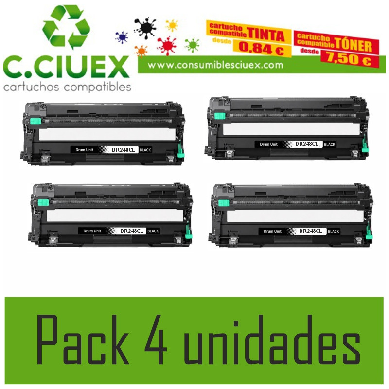 BROTHER DR248CL PACK 4 UNIDADES