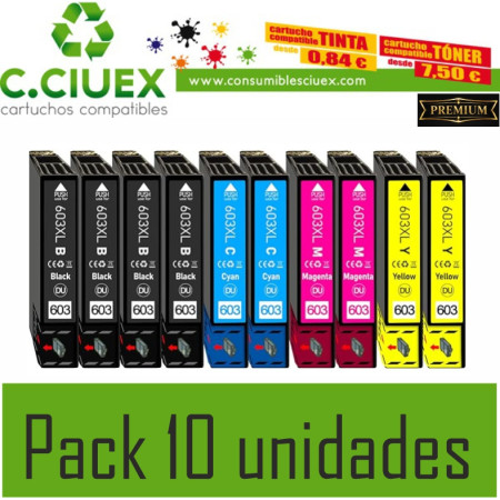 EPSON 603XL COMPATIBLE PACK 10