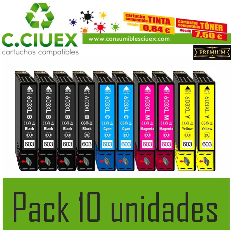 EPSON 603XL COMPATIBLE PACK 10
