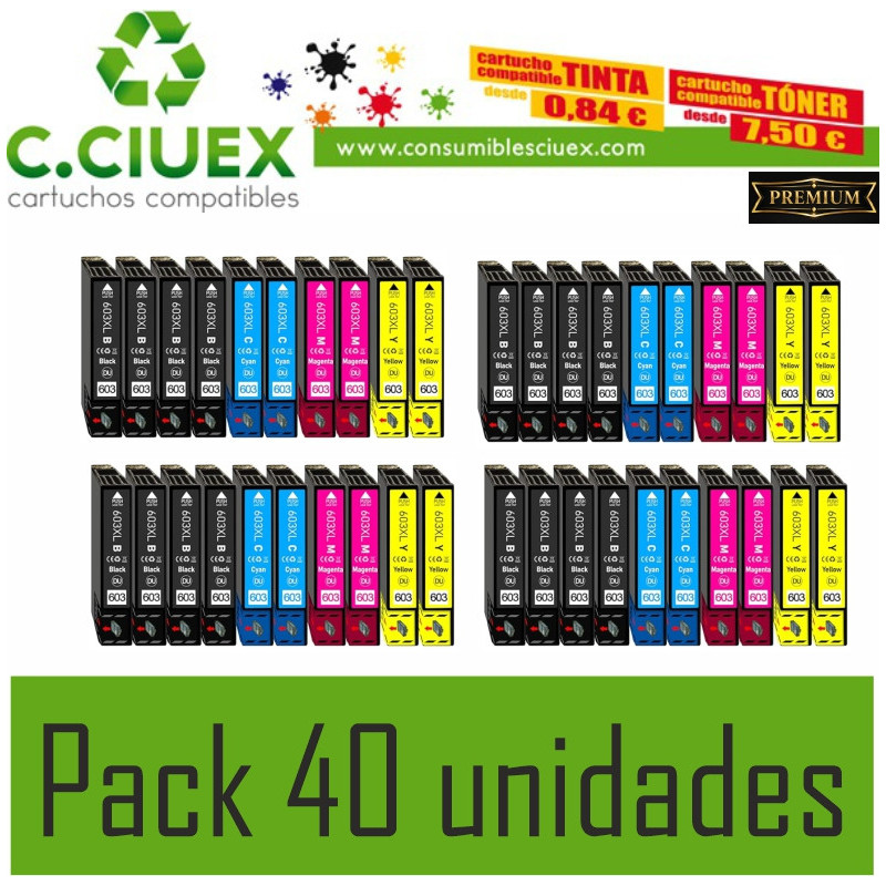 EPSON 603XL COMPATIBLE PACK 40
