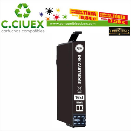 EPSON 16XL COMPATIBLE NEGRO