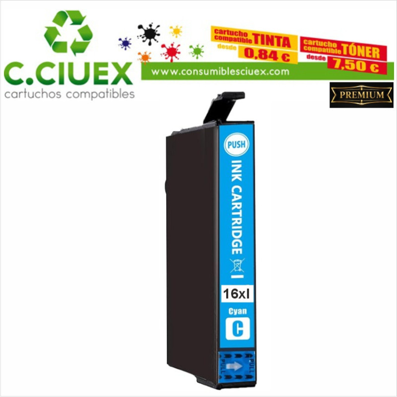 EPSON 16XL COMPATIBLE CYAN