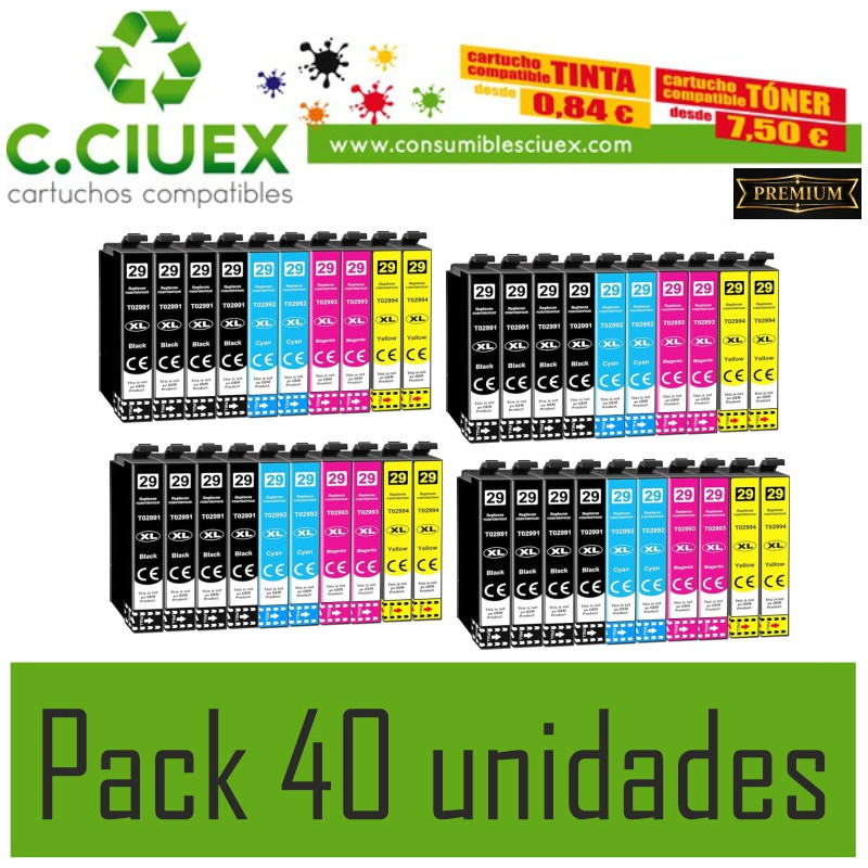 TINTA COMPATIBLE EPSON T2991 NEGRO (29XL)