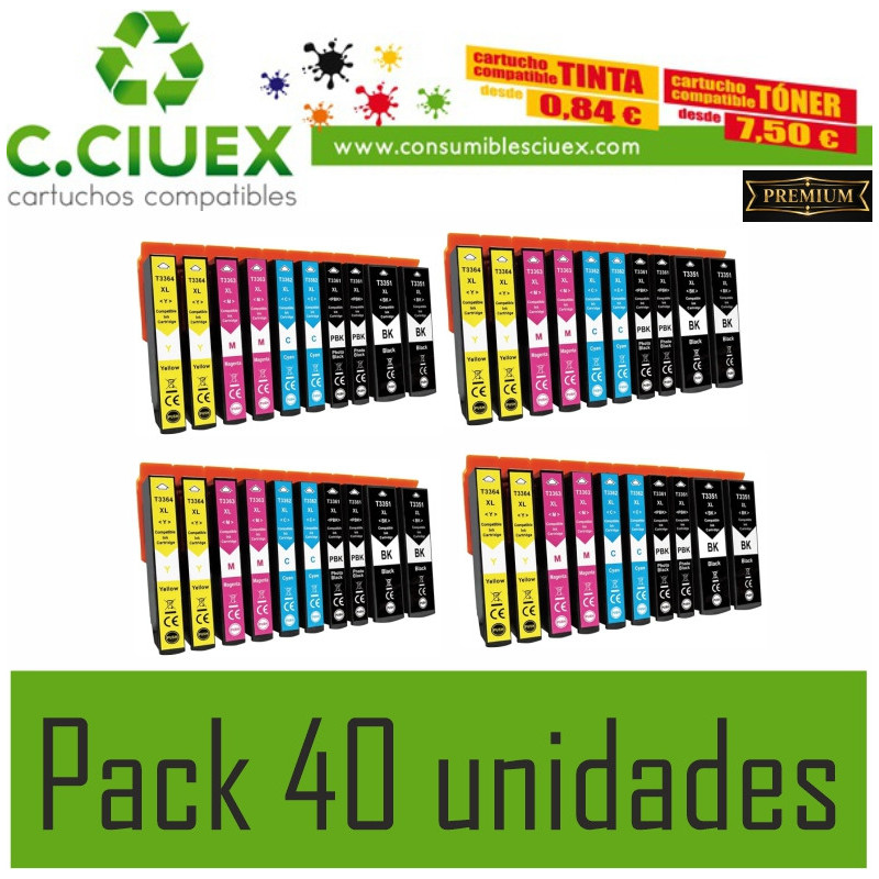 TINTA COMPATIBLE EPSON 33XL NEGRO (T3351)