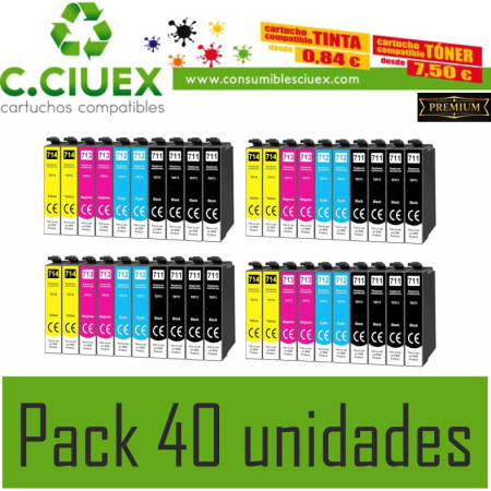 Tinta Compatible Epson T0711 Negro
