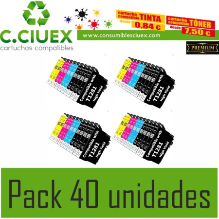 Tinta Compatible Epson T1282 Cyan