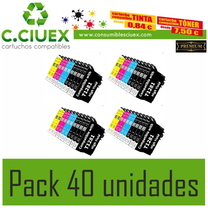 Tinta Compatible Epson T1282 Cyan