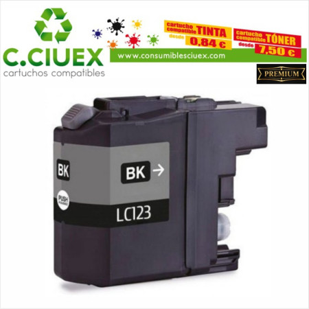 Tinta Compatible Brother LC121 Negro