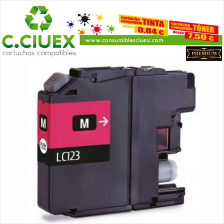 BROTHER COMPATIBLE LC121/3 MAGENTA