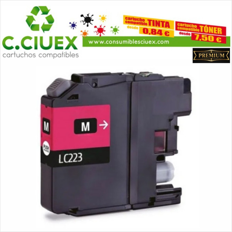 Tinta Compatible Brother LC223 Magenta