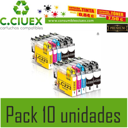 Tinta Compatible Brother LC223 Negro