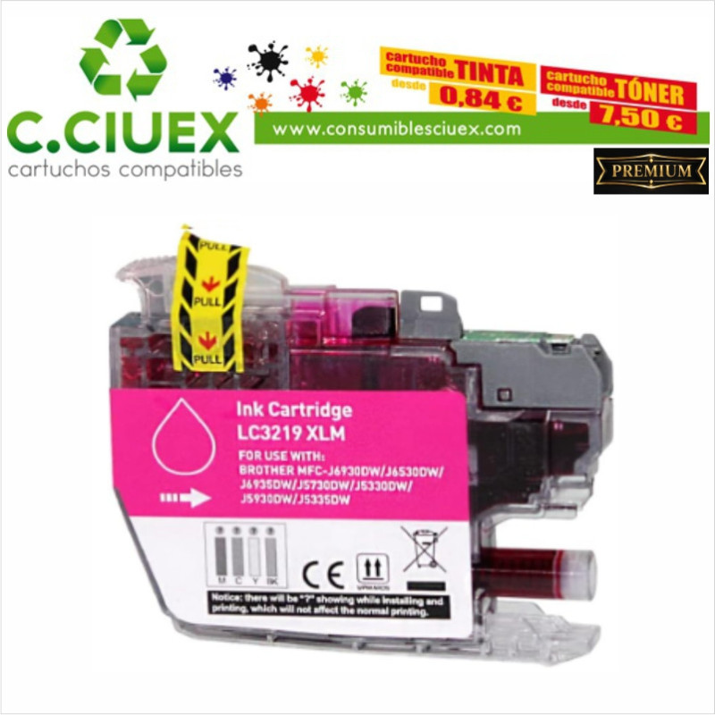 BROTHER COMPATIBLE LC3219XL MAGENTA