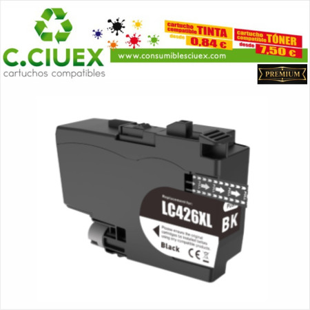 BROTHER COMPATIBLE LC426XL NEGRO