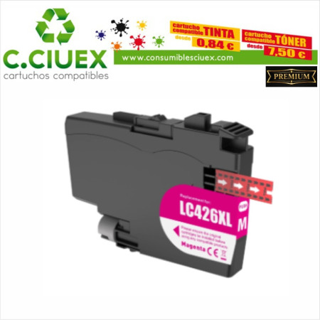 BROTHER COMPATIBLE LC426XL MAGENTA