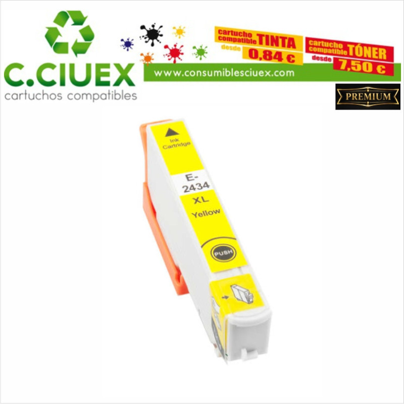EPSON 24XL COMPATIBLE AMARILLO