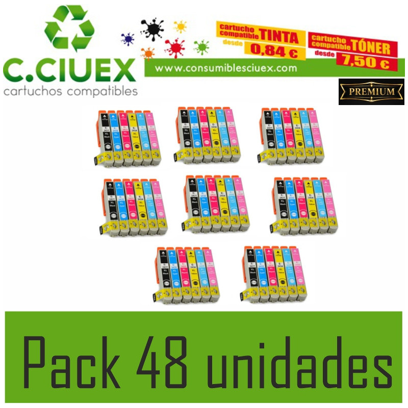 EPSON 24XL COMPATIBLE  PACK 48