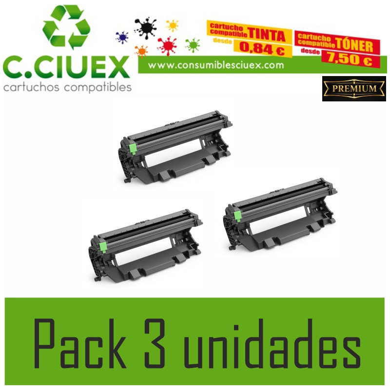 TAMBOR COMPATIBLE BROTHER DR 1150 PACK 3 UNIDADES