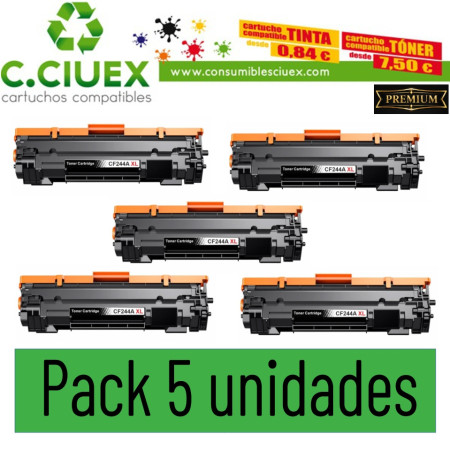 HP CF 244XL COMPATIBLE PACK 5 UNIDADES