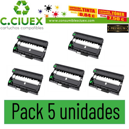BROTHER COMPATIBLE DR 2400/2510 PACK 5 UNIDADES