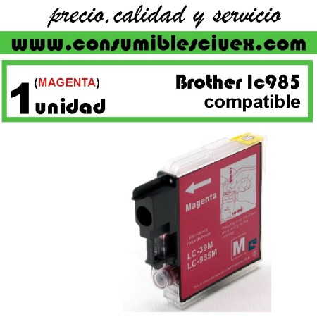Tinta Compatible Brother LC985 Magenta