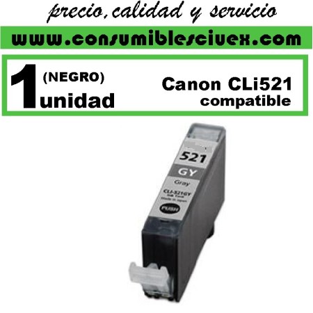 Tinta Compatible Canon cli521 negro
