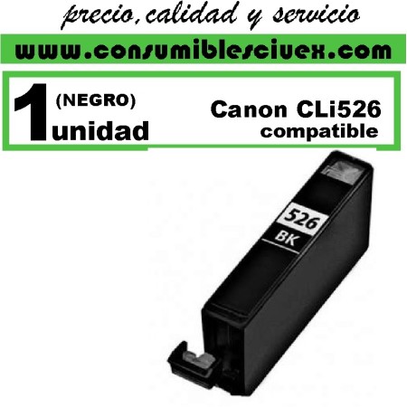 Tinta Compatible Canon cli526 negro