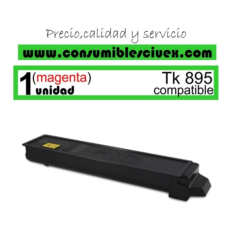 TONER COMPATIBLE KYOCERA TK895 M COLOR MAGENTA