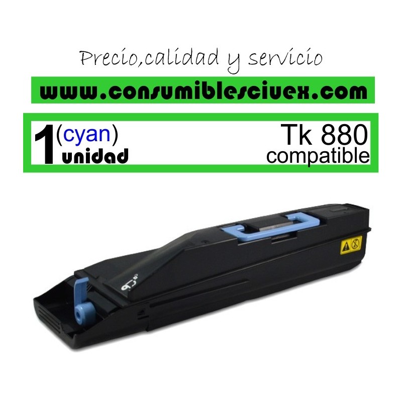 TONER COMPATIBLE KYOCERA TK880 C COLOR CYAN