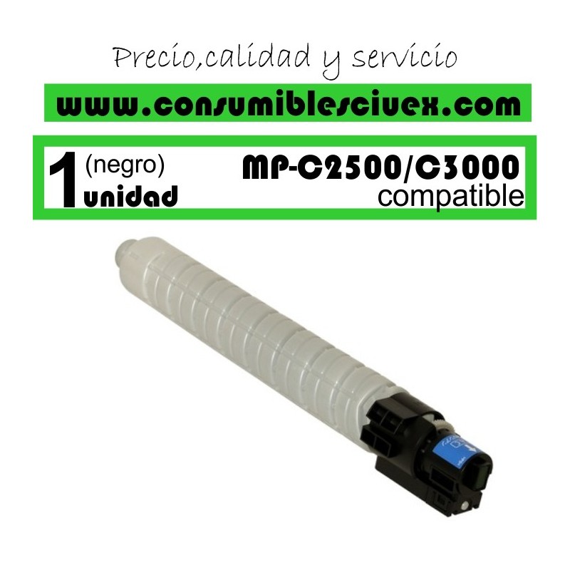 Toner Compatible Ricoh MP-C2500 / C3000 Negro