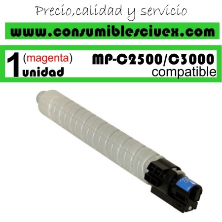 Toner Compatible Ricoh MP-C2500 / C3000 Magenta