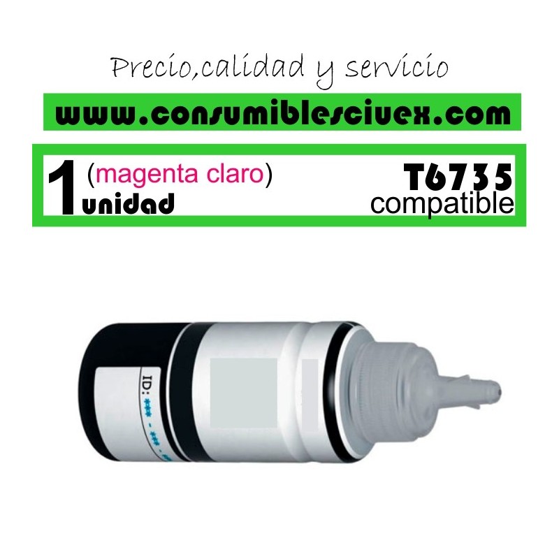 Tinta Compatible Epson T6736 Magenta Claro 