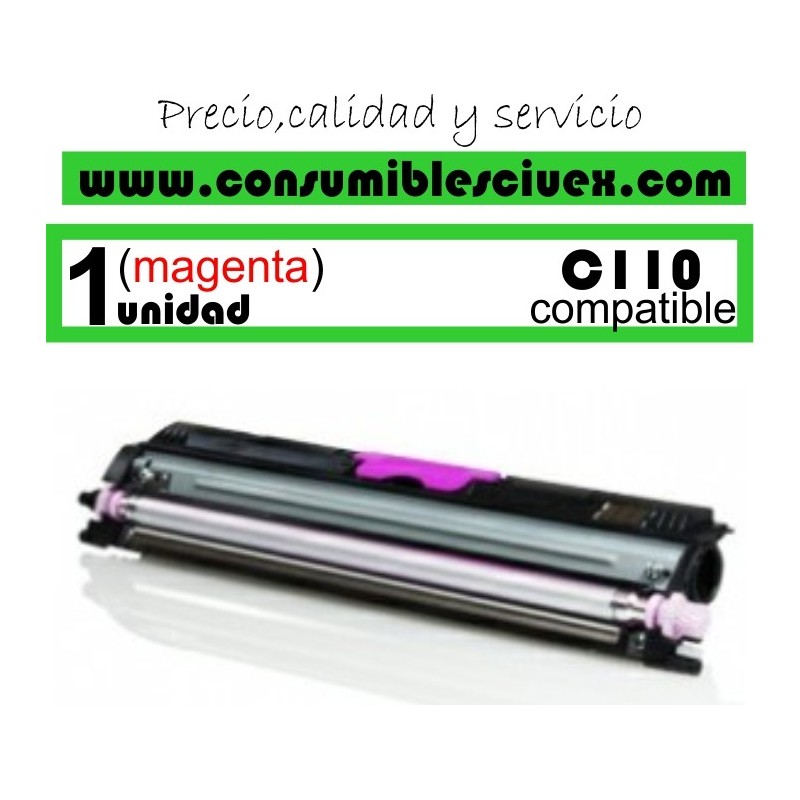 TONER MAGENTA OKI C110 COMPATIBLE