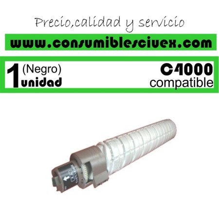 RICOH AFICIO MP-C4000/MP-C5000 NEGRO CARTUCHO DE TONER GENERICO 842048/841160