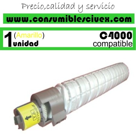 RICOH AFICIO MP-C4000/MP-C5000 AMARILLO CARTUCHO DE TONER GENERICO 842049/841457/841161
