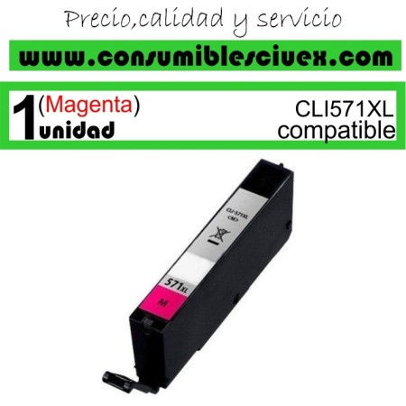 Tinta Compatible Canon CLI-571XL Magenta